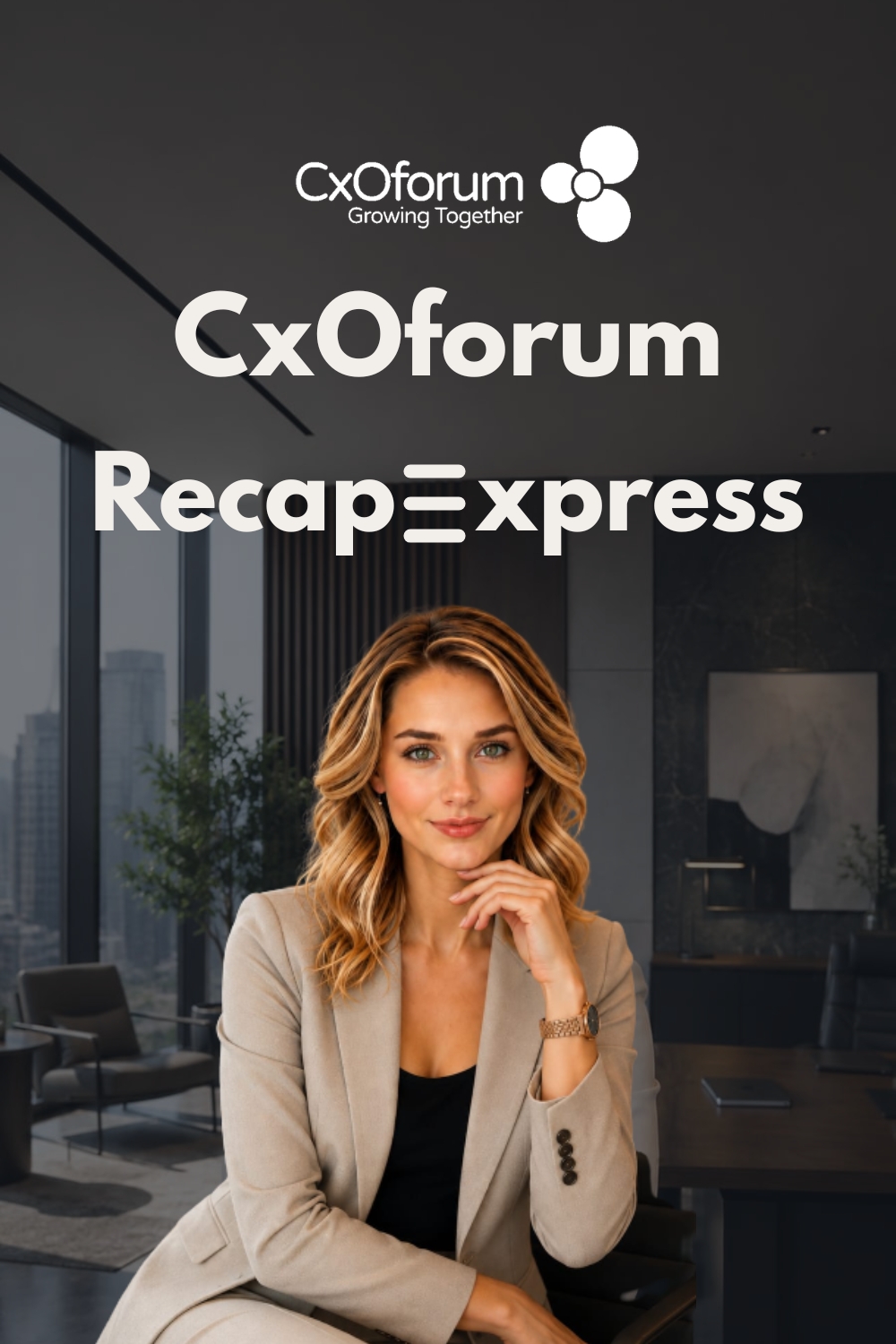 Portada del resumen semanal de CxOforum: CxOforum RecapExpress — semana del 10 de agosto de 2026